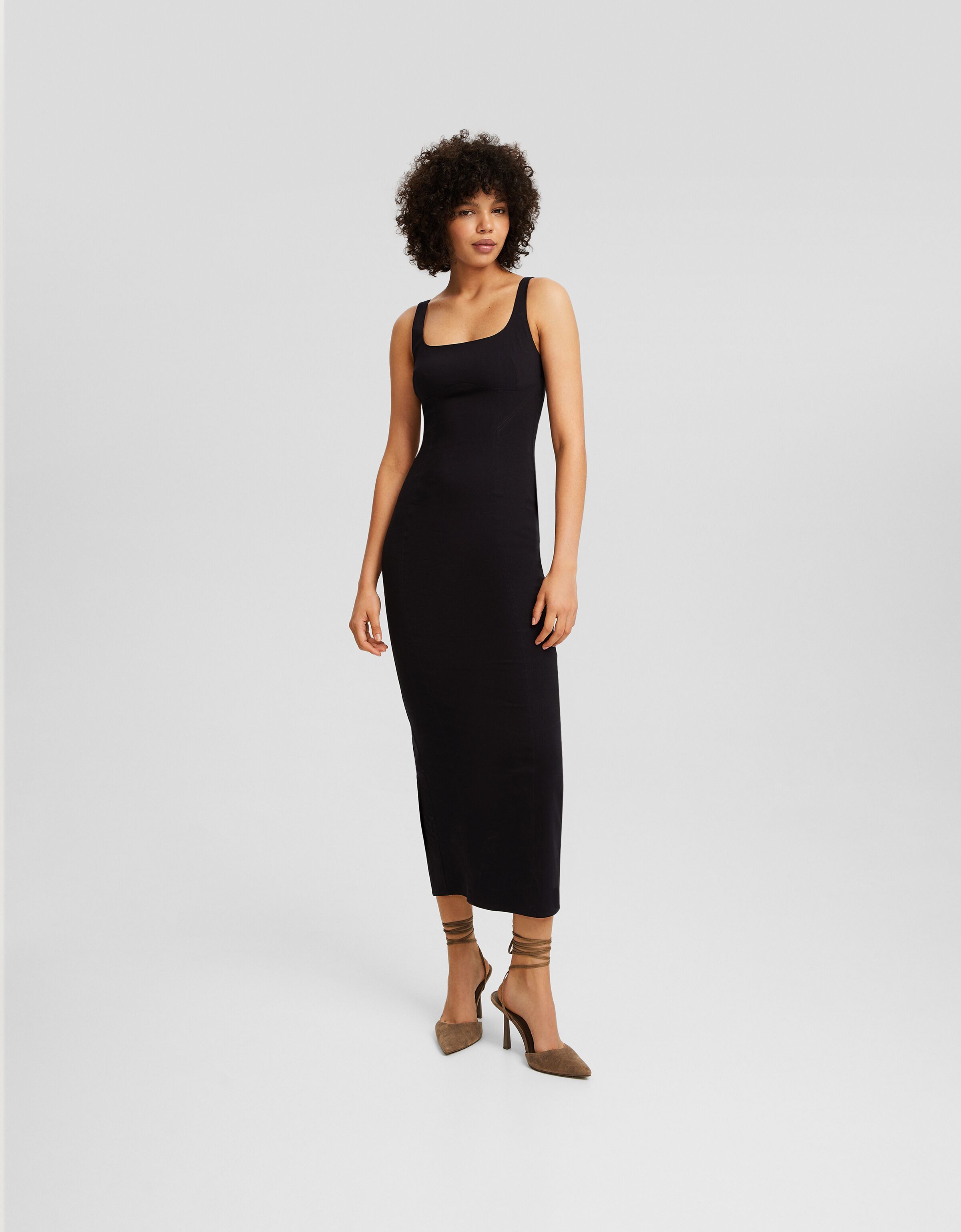 Bershka hotsell robe moulante