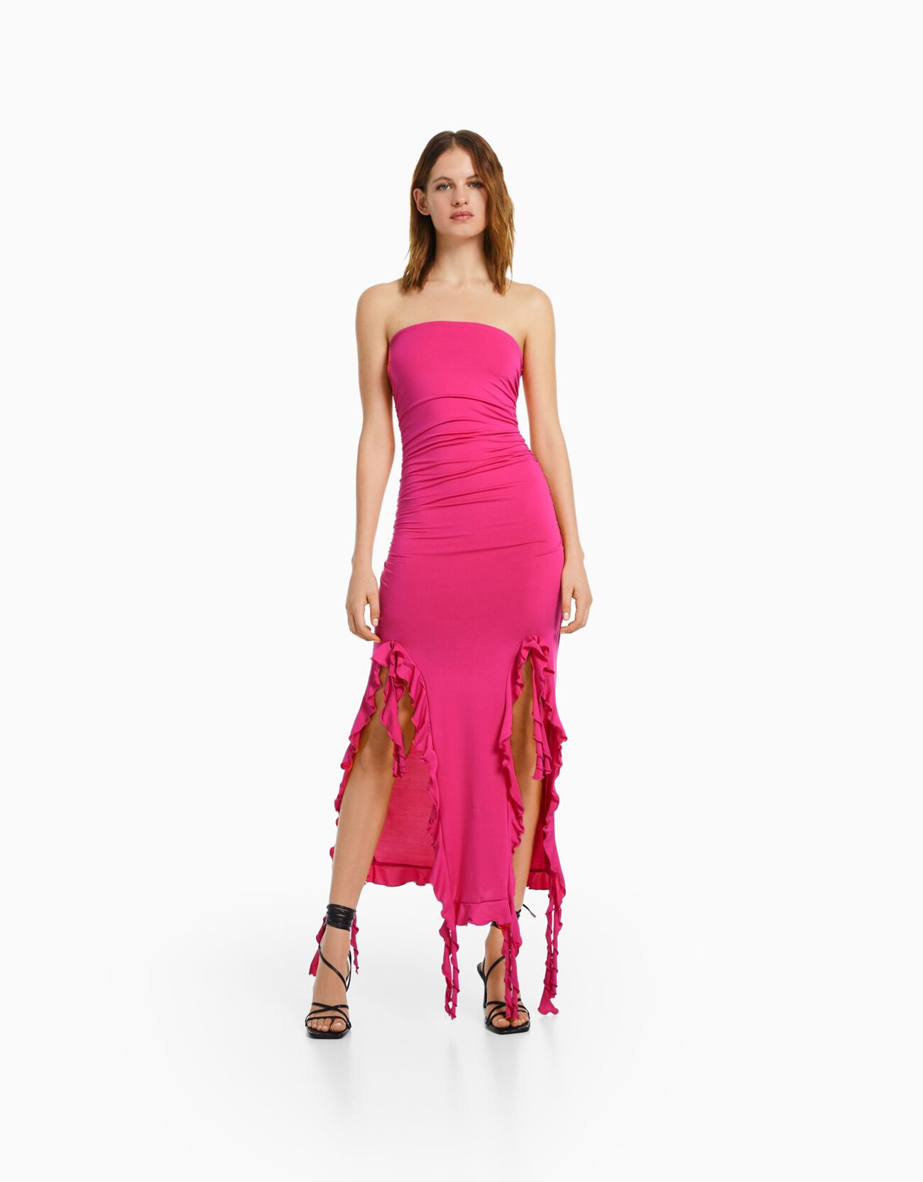 Bershka robe on sale rose