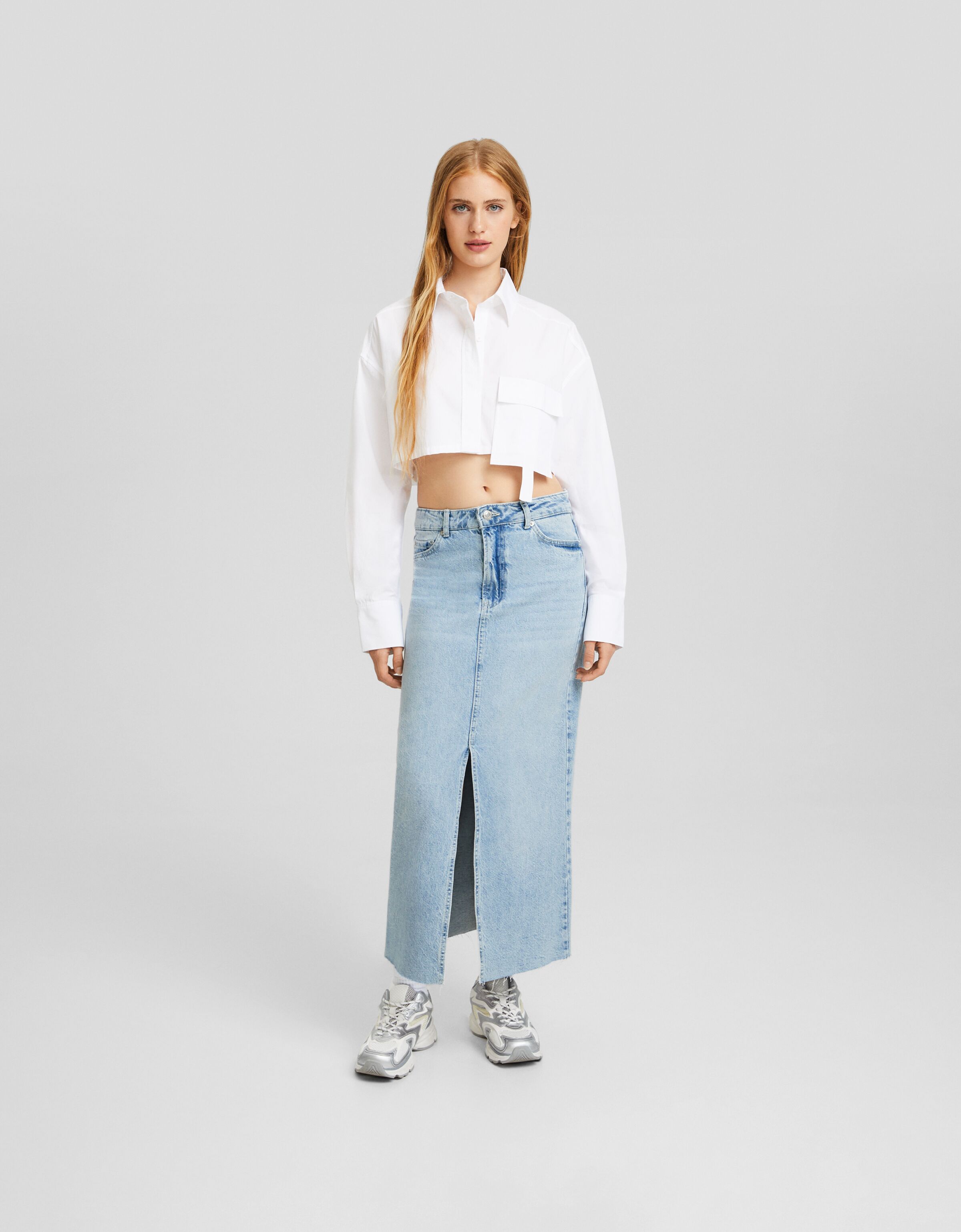 Bershka jupe en jean deals