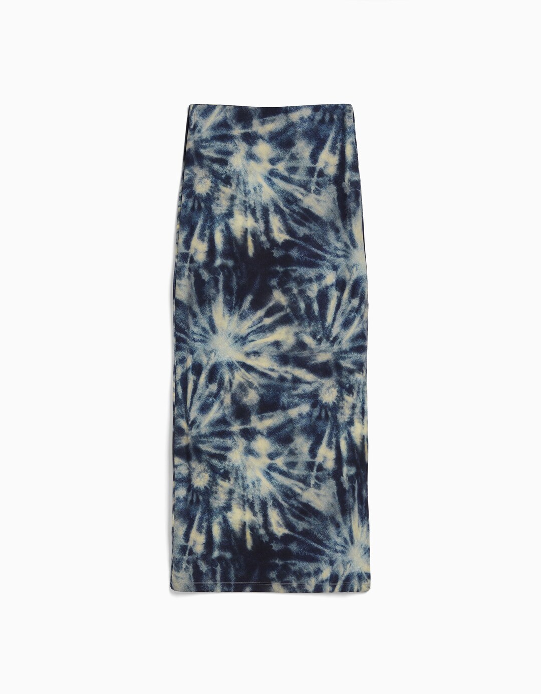 Langer Rock mit Tie-dye-Effekt