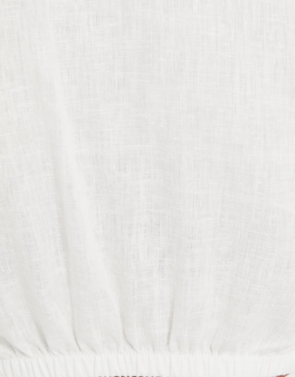 Camisa manga longa cruzada liño-Branco-5