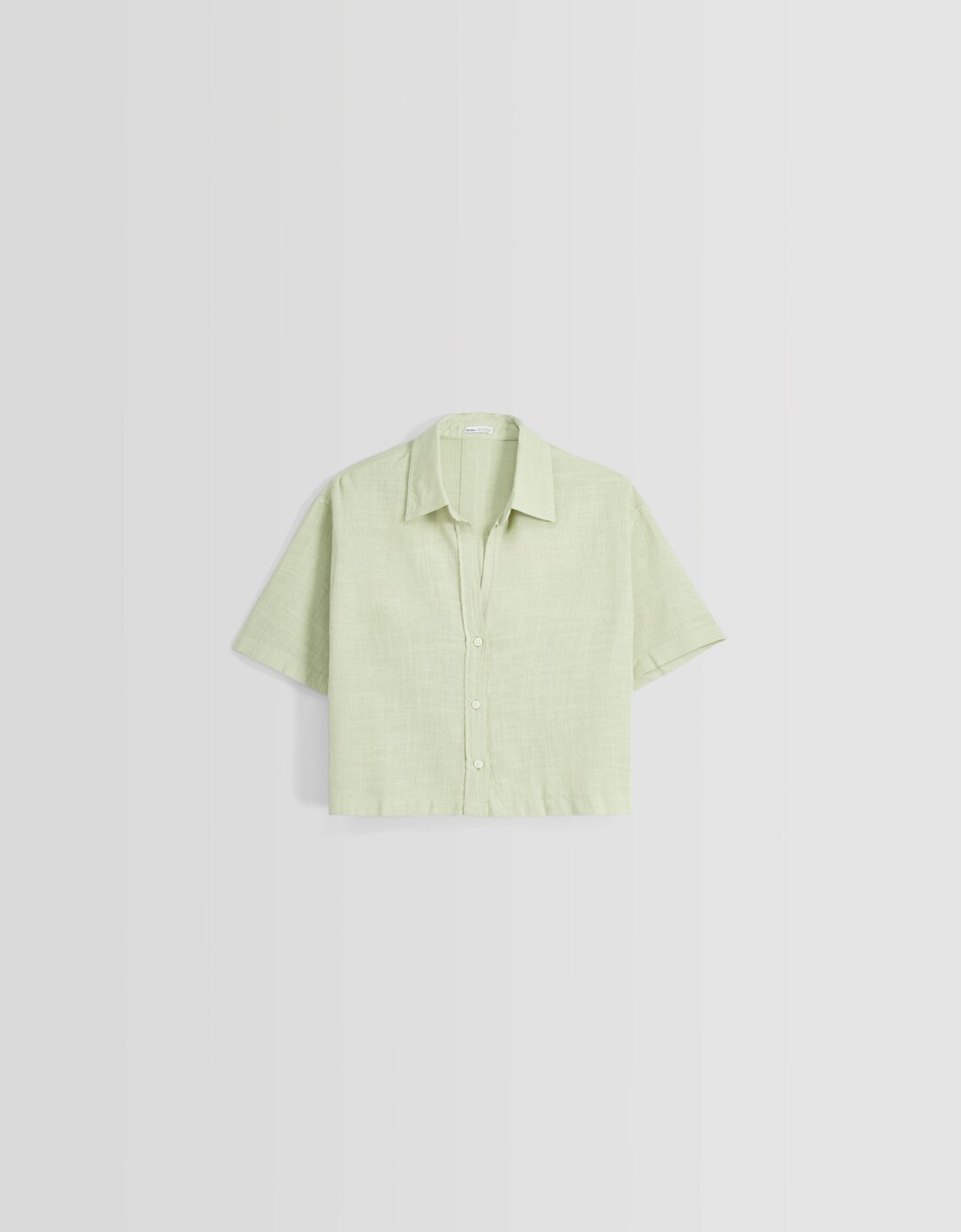 Short sleeve textured rustic shirt