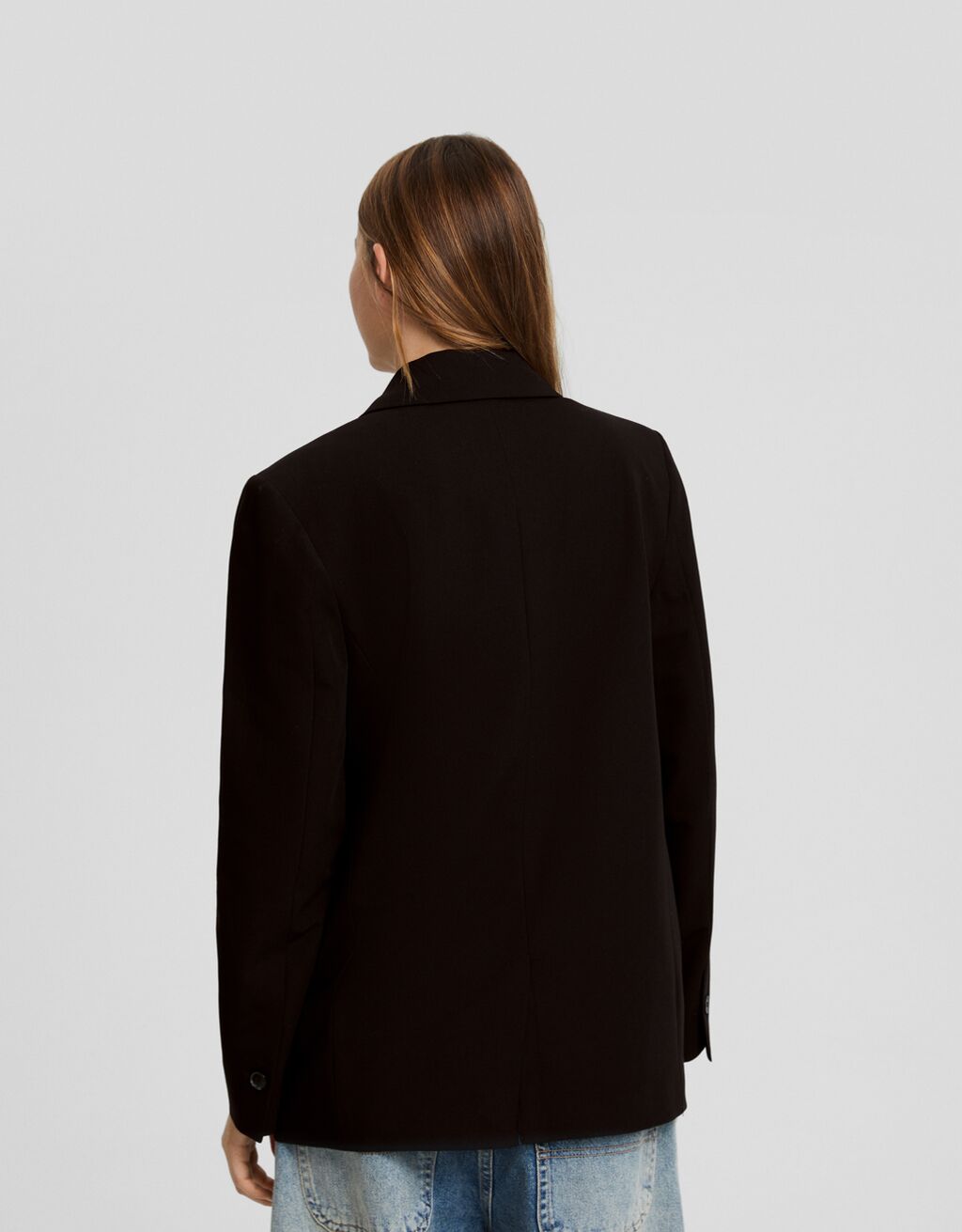 Bershka double deals breasted blazer