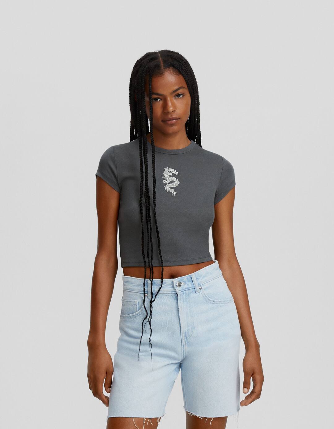 Short sleeve T-shirt with print