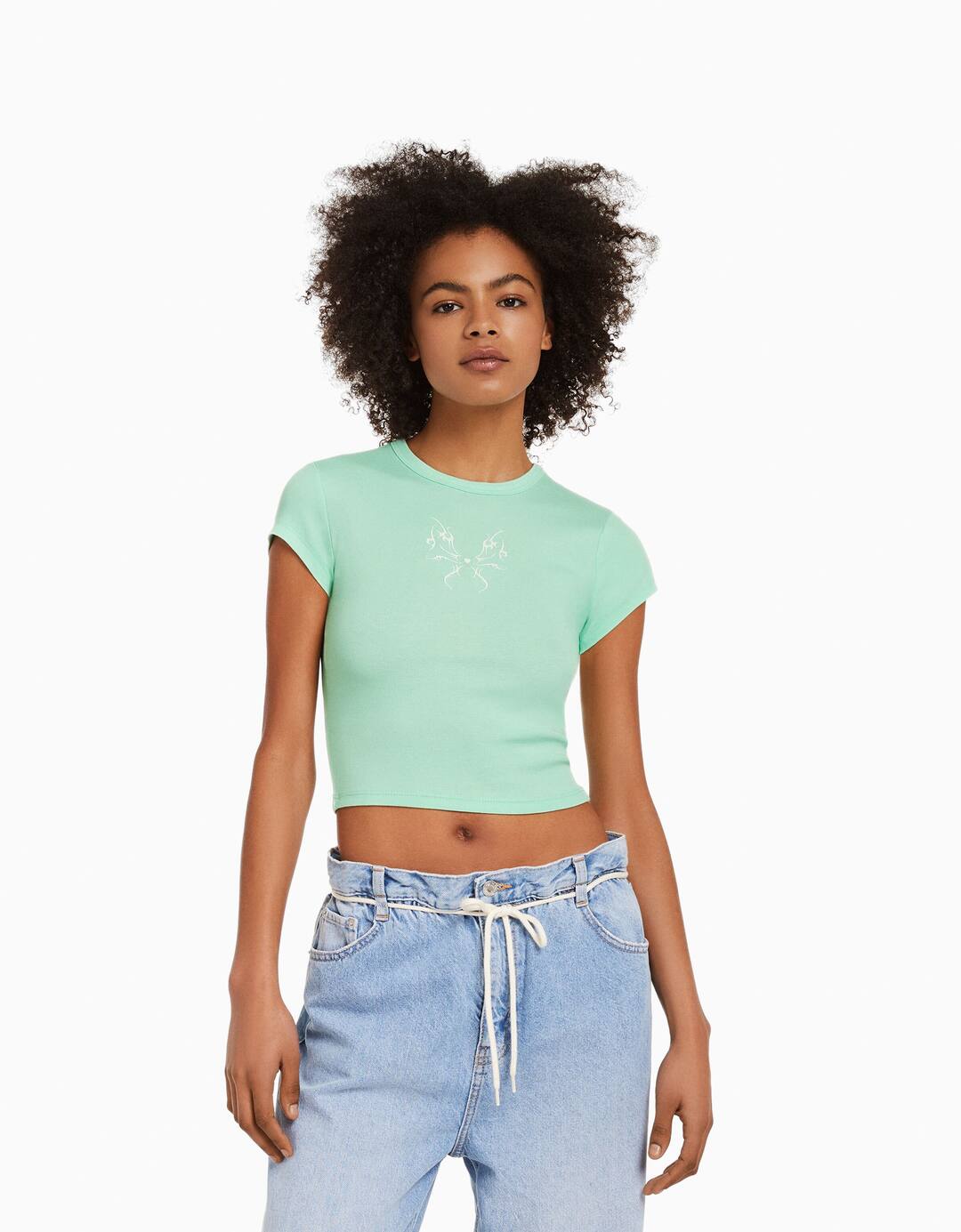 Short sleeve T-shirt with print
