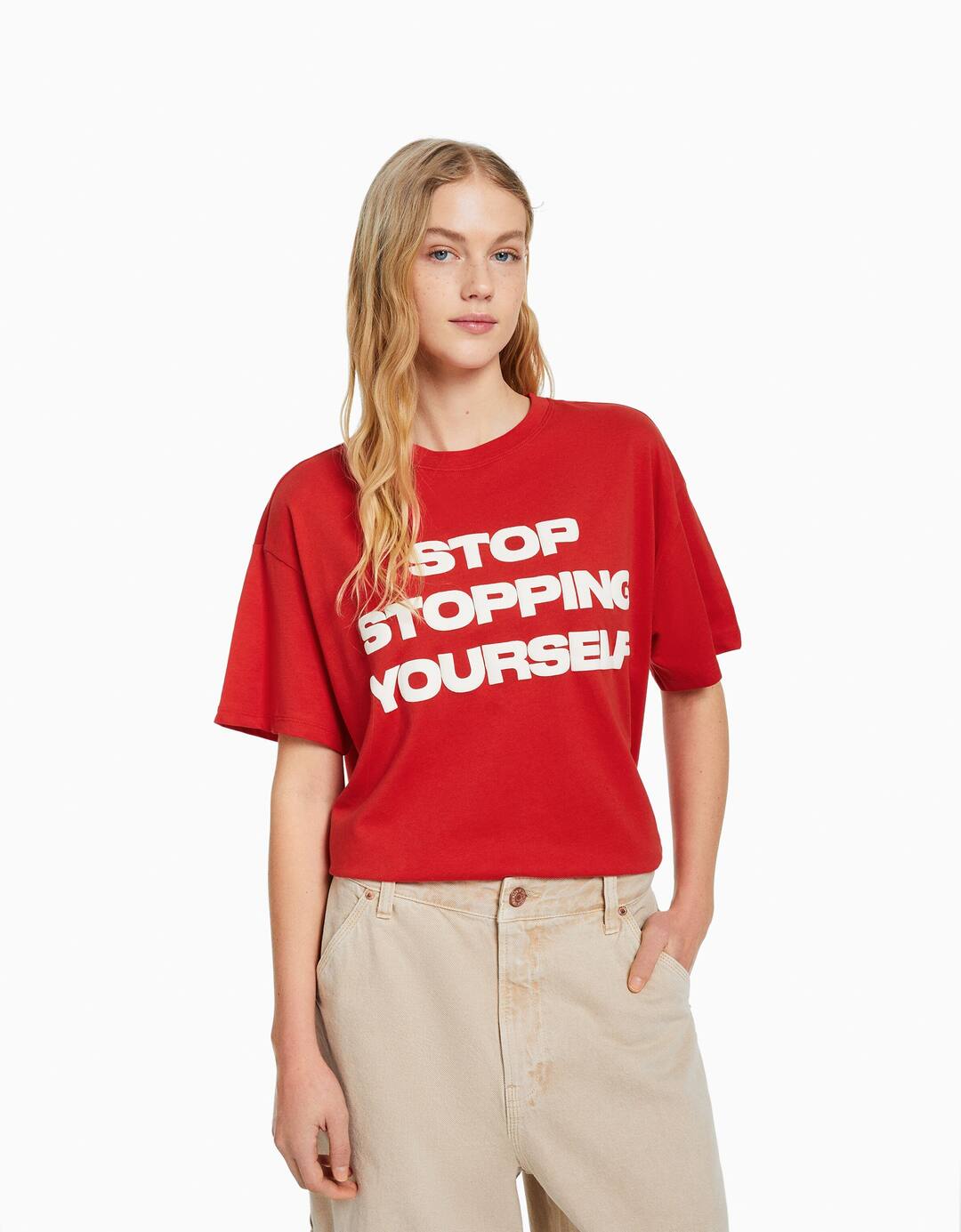 Short sleeve T-shirt with print