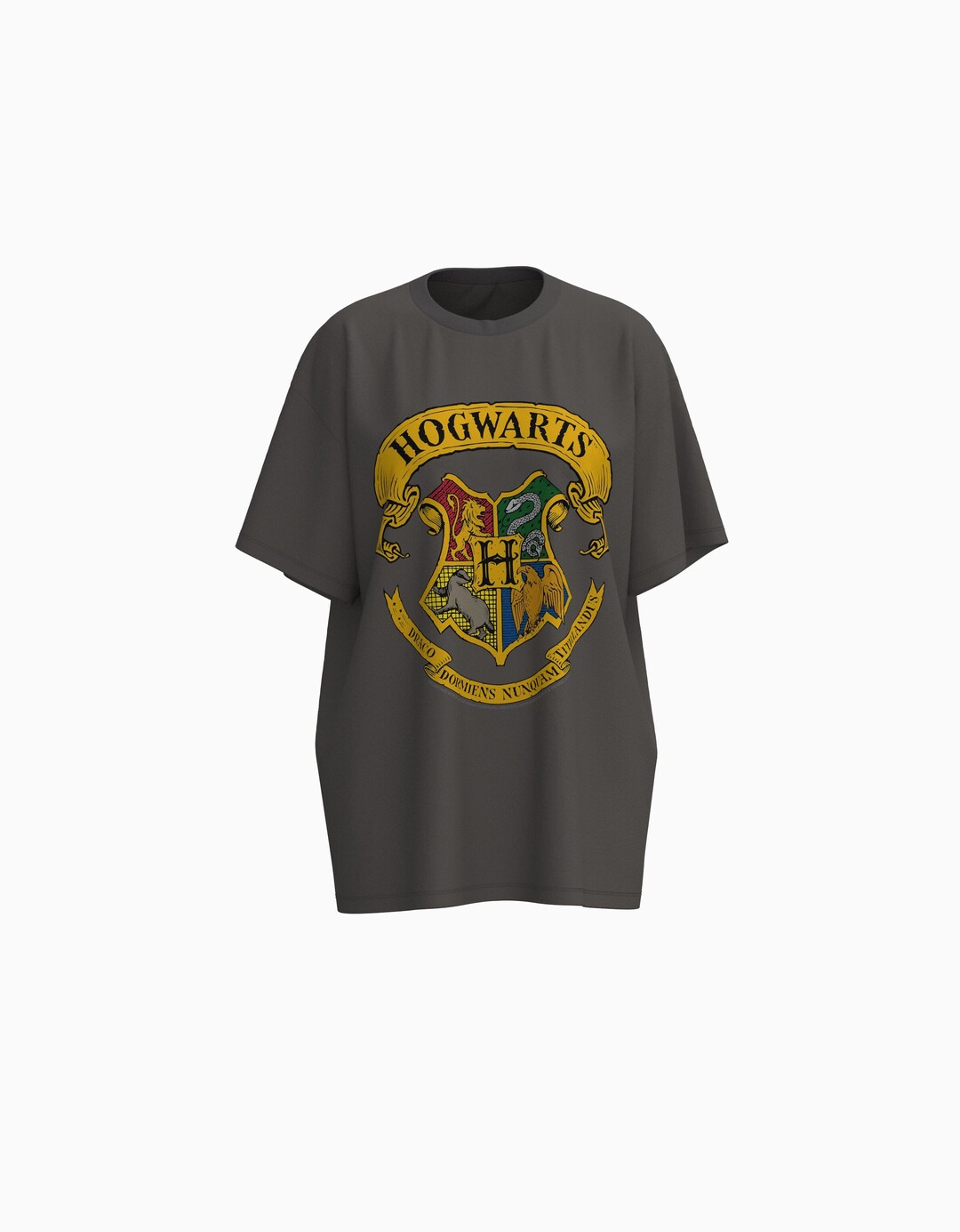 Koszulka oversize z krótkim rękawem i nadrukiem Harry Potter