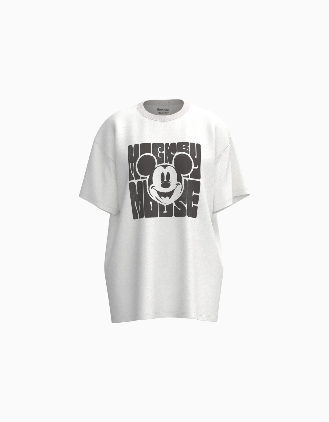 Camiseta Mickey manga corta oversize fit print