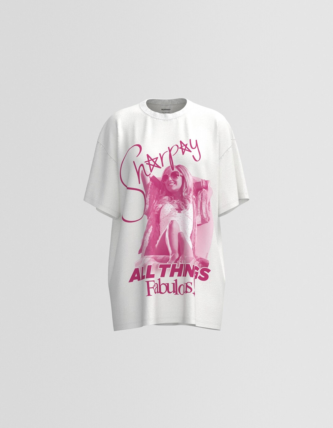 Camiseta High School Musical manga corta oversize print