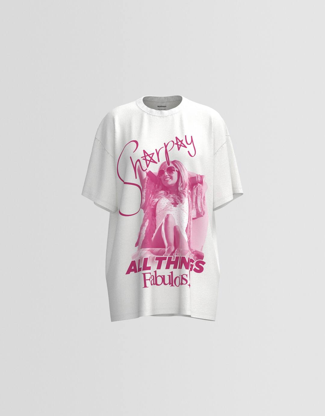 High School Musical print oversize short sleeve T-shirt