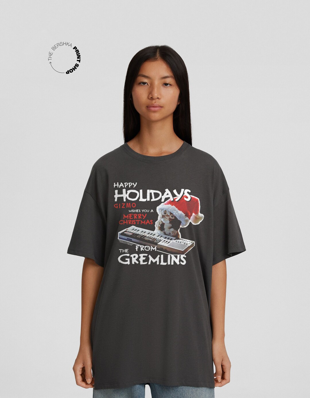 Gremlins print short sleeve oversize T-shirt