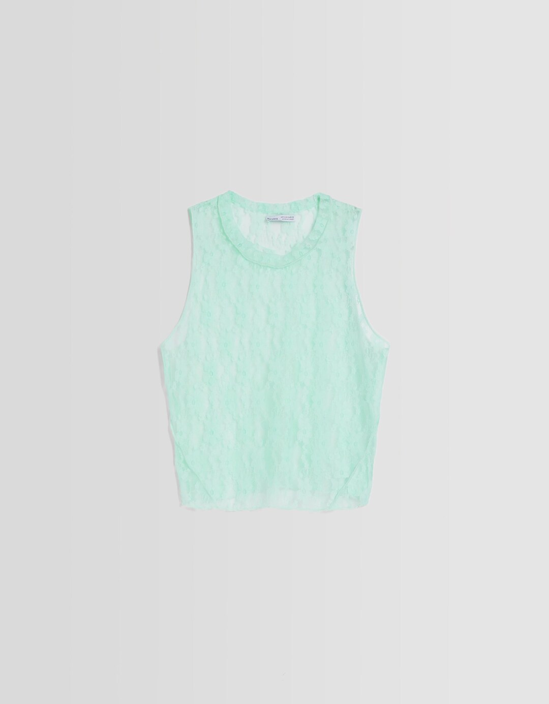 Camiseta sin mangas blonda