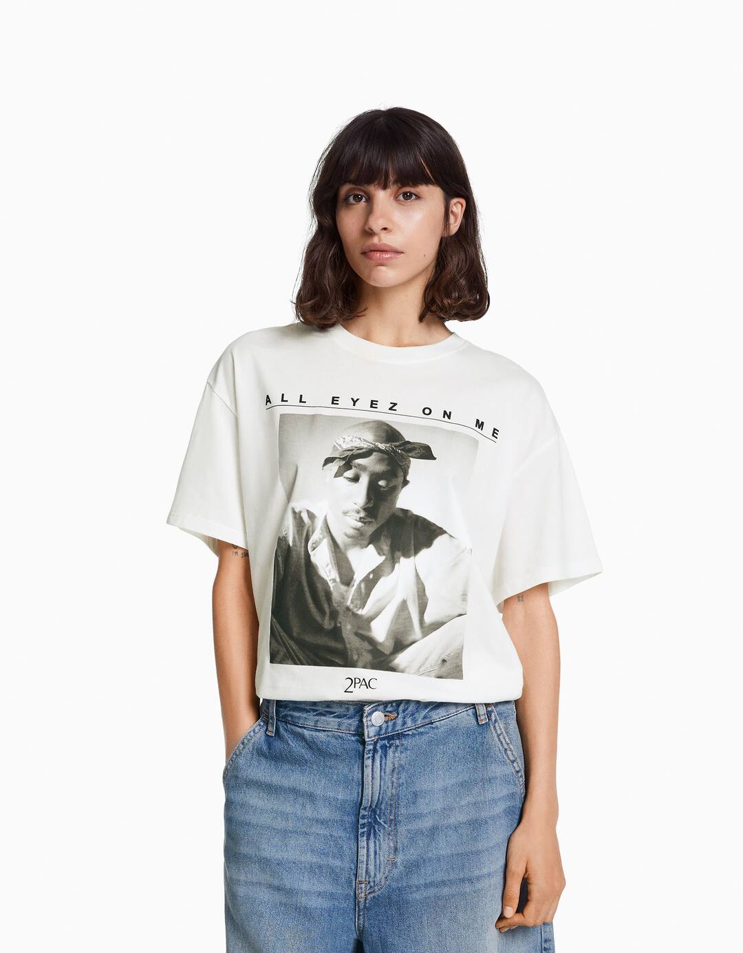 Regular fit short sleeve Tupac T-shirt