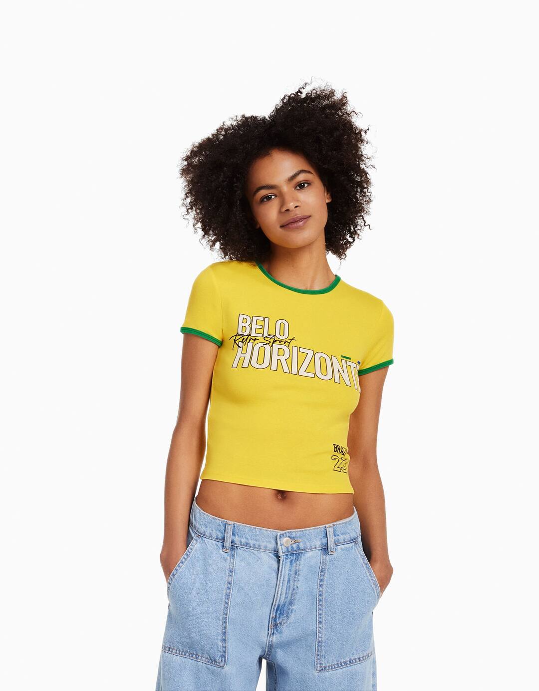 Short sleeve T-shirt with print
