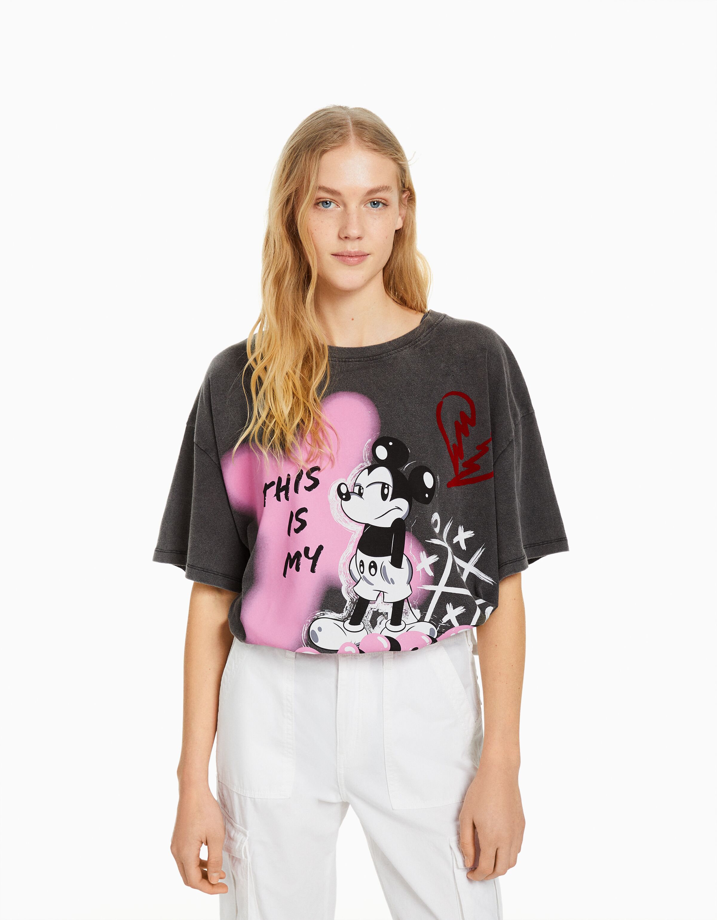 Disney t shirt on sale bershka