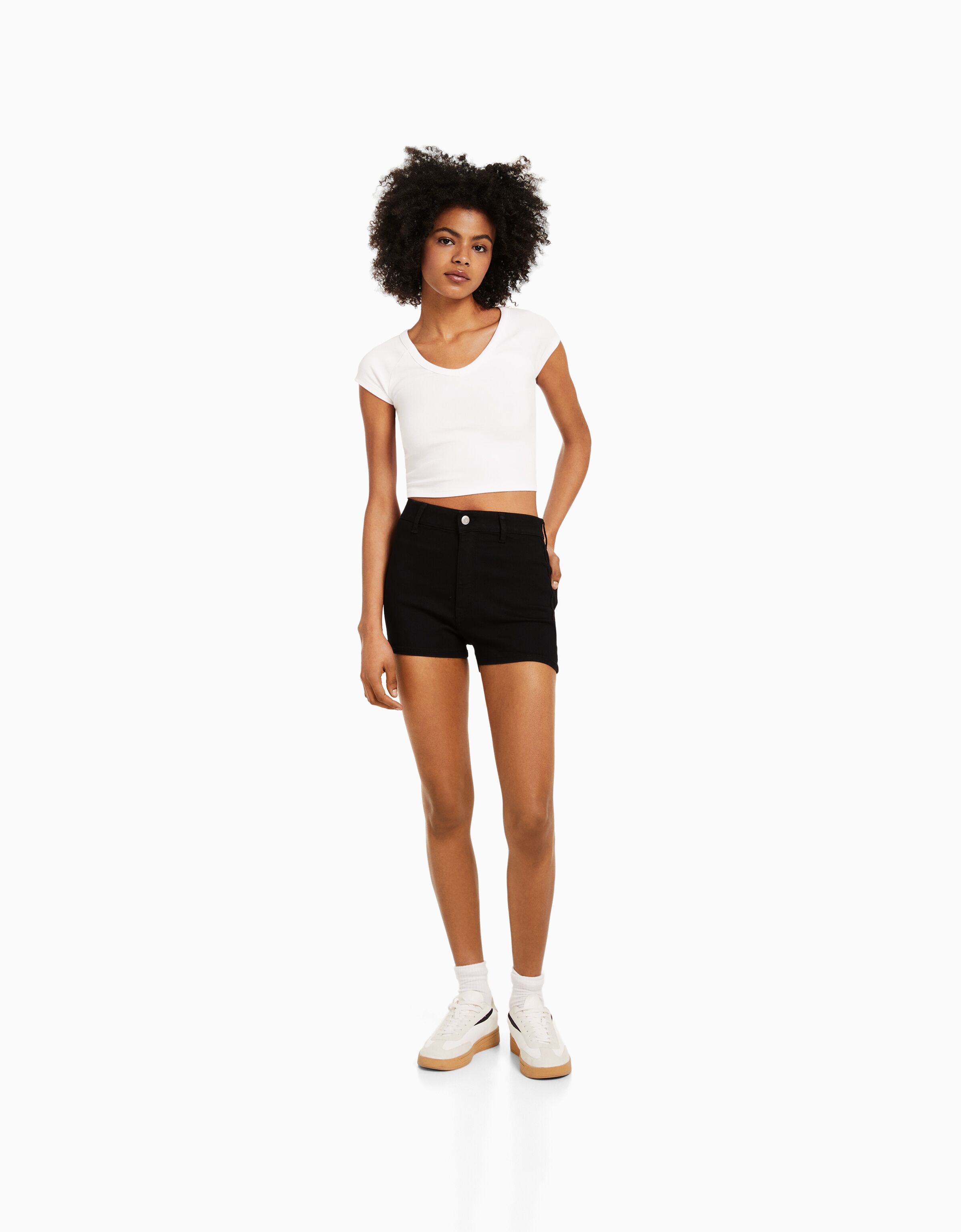 Stretch shorts sales