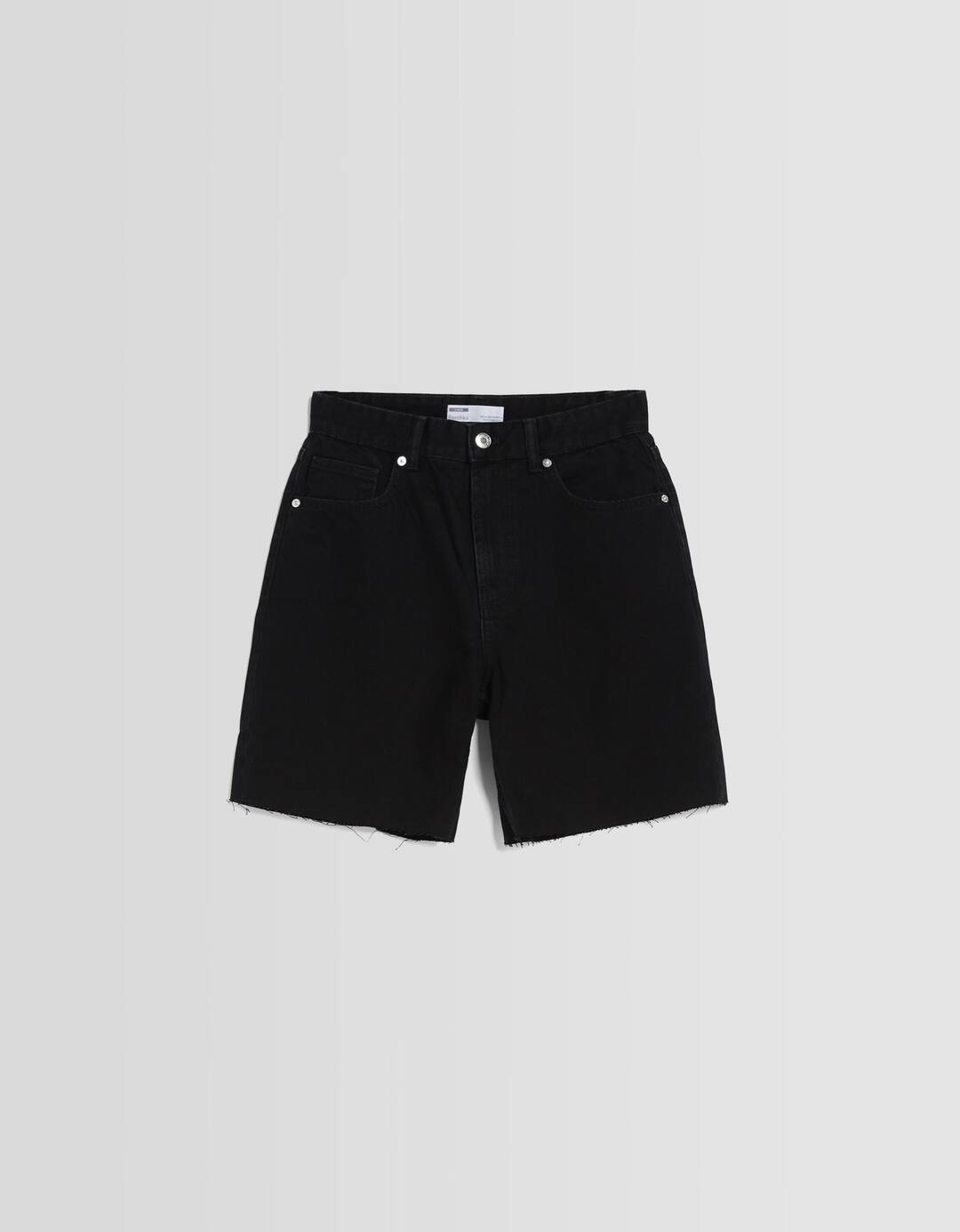 Vintage denim Bermuda shorts