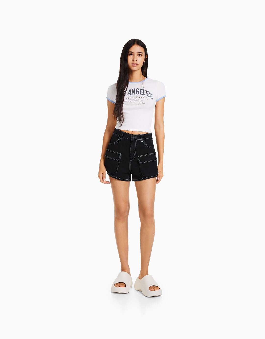 Denim cargoshort
