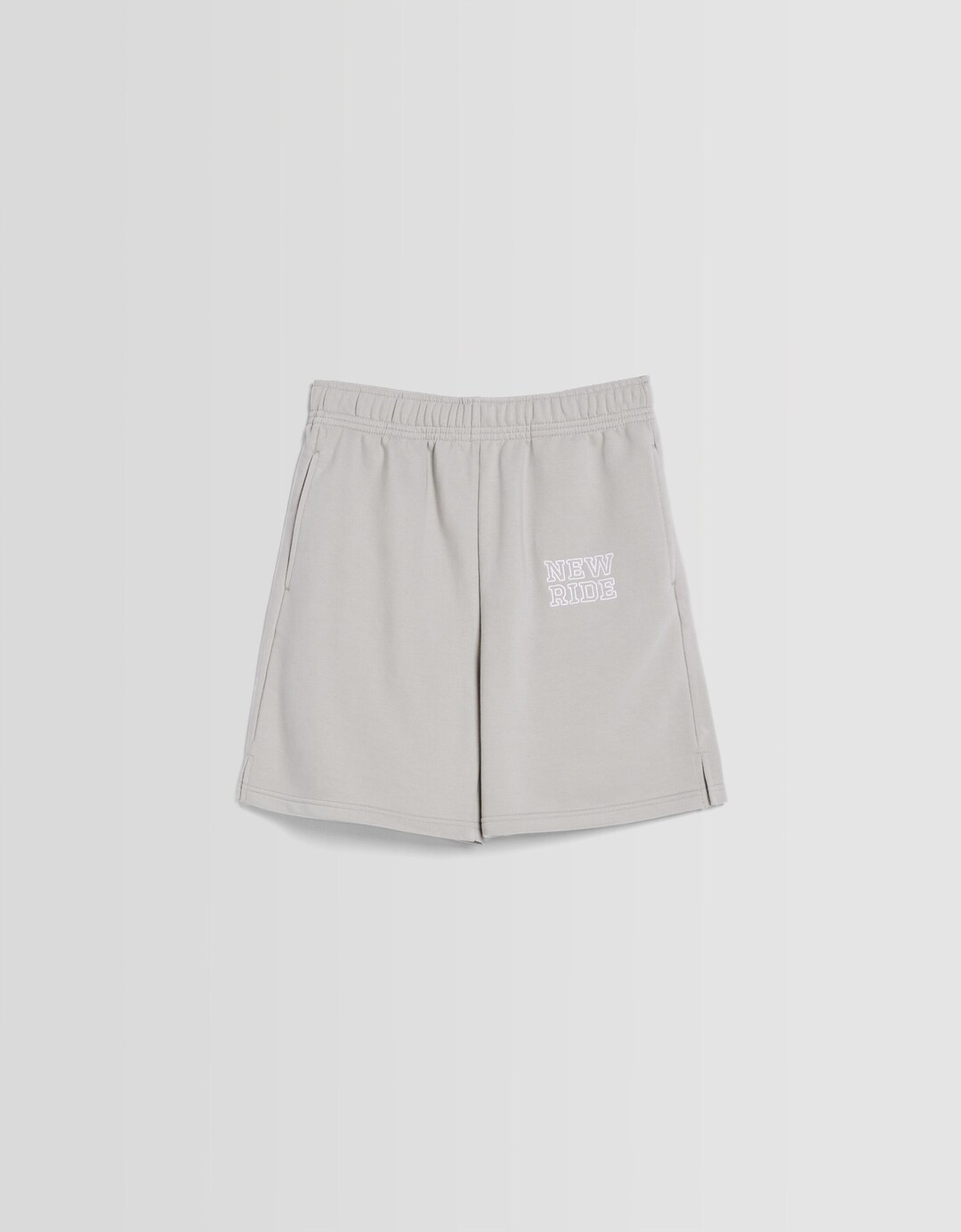 Shorts aus Baumwolle und Plüsch
