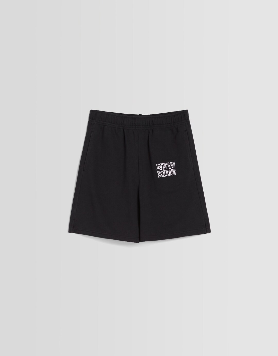 Shorts aus Baumwolle und Plüsch