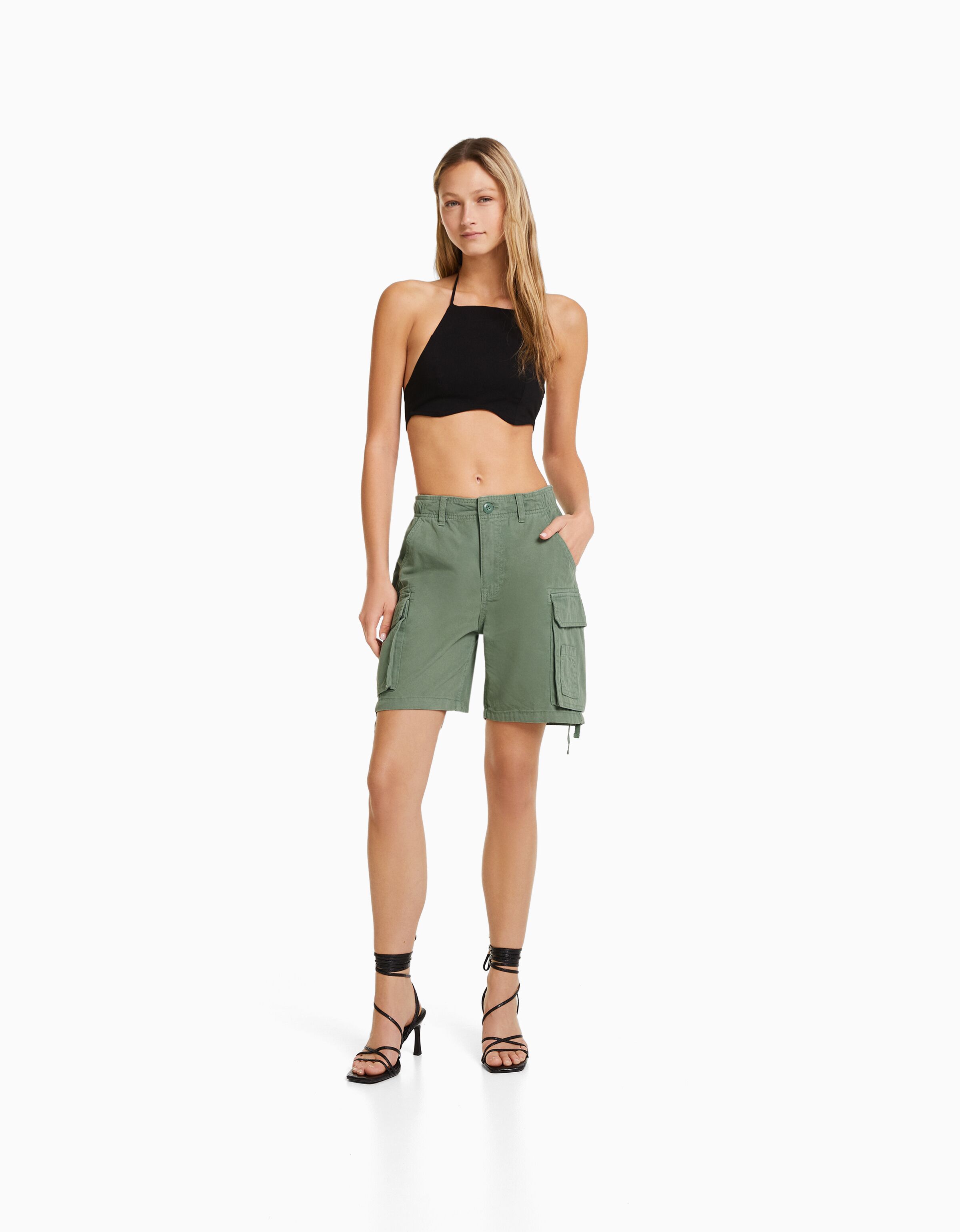 Shorts bershka online mujer