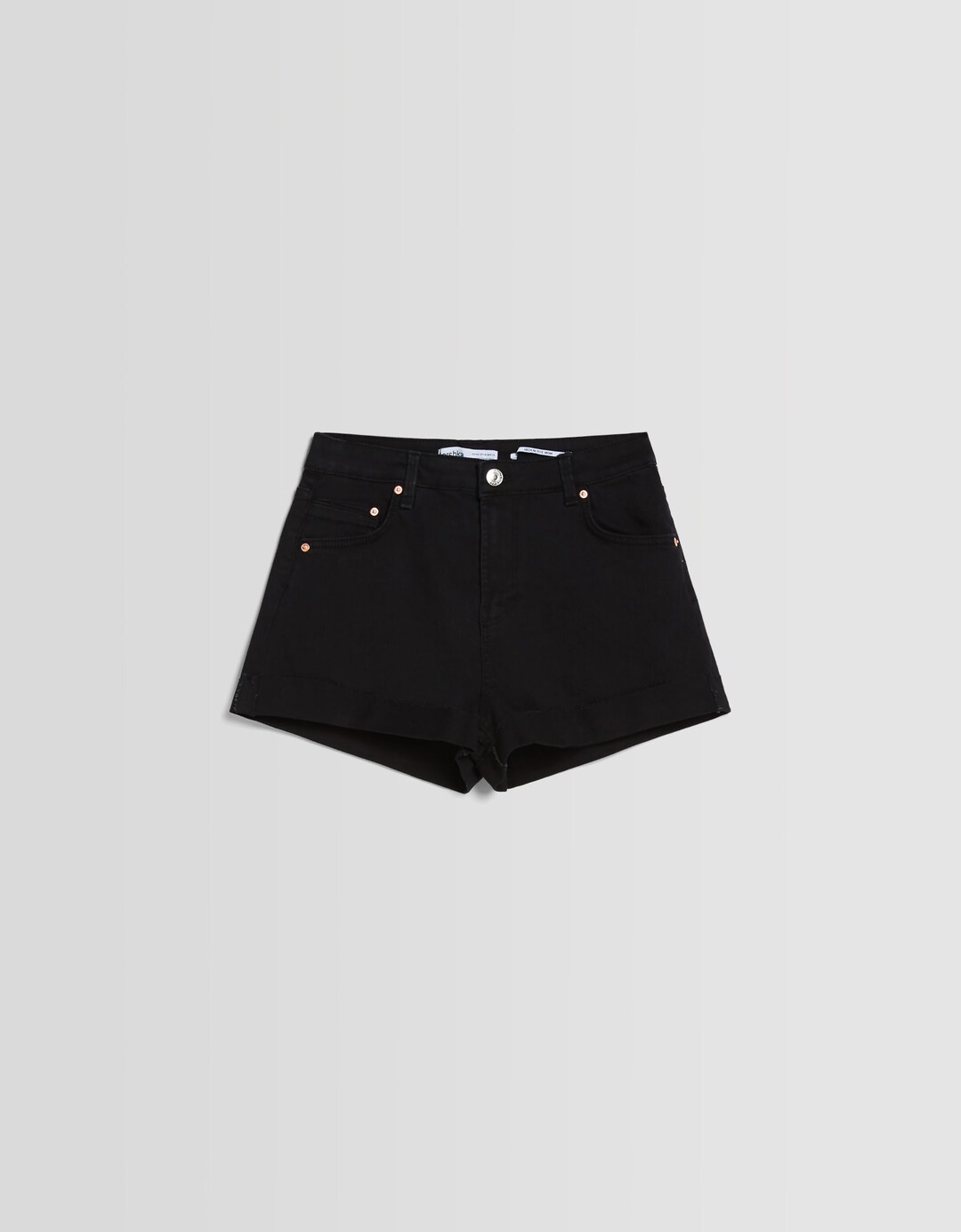 Bequeme Twill-Shorts mit umgeschlagenem Saum