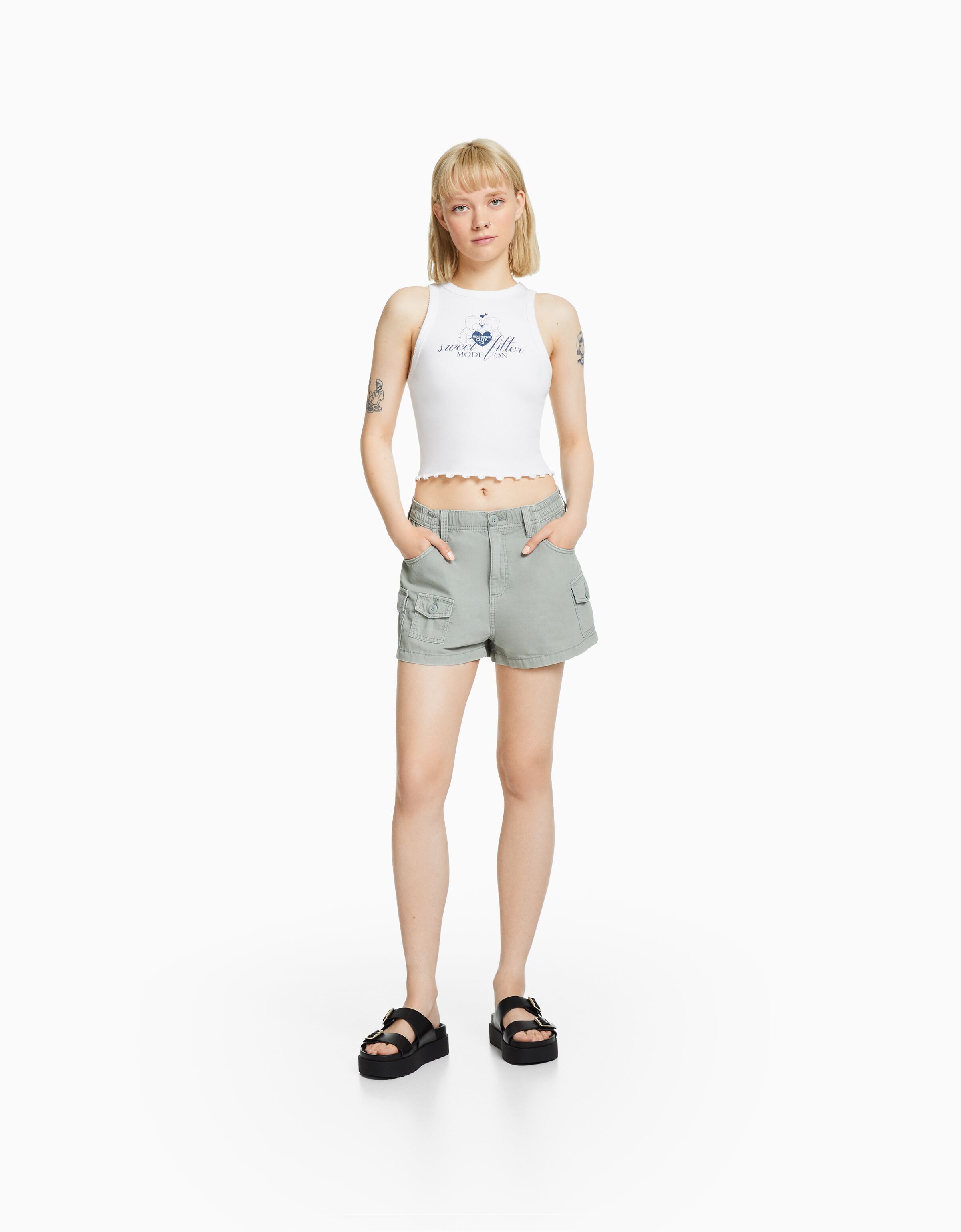 Bershka pantaloncini hotsell
