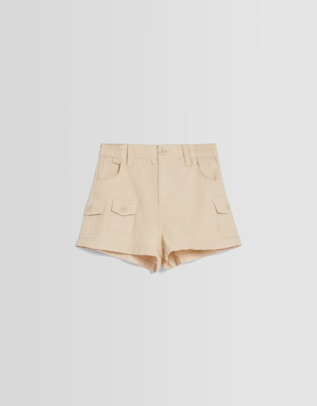 Multi-cargo cotton shorts - BSK Teen | Bershka