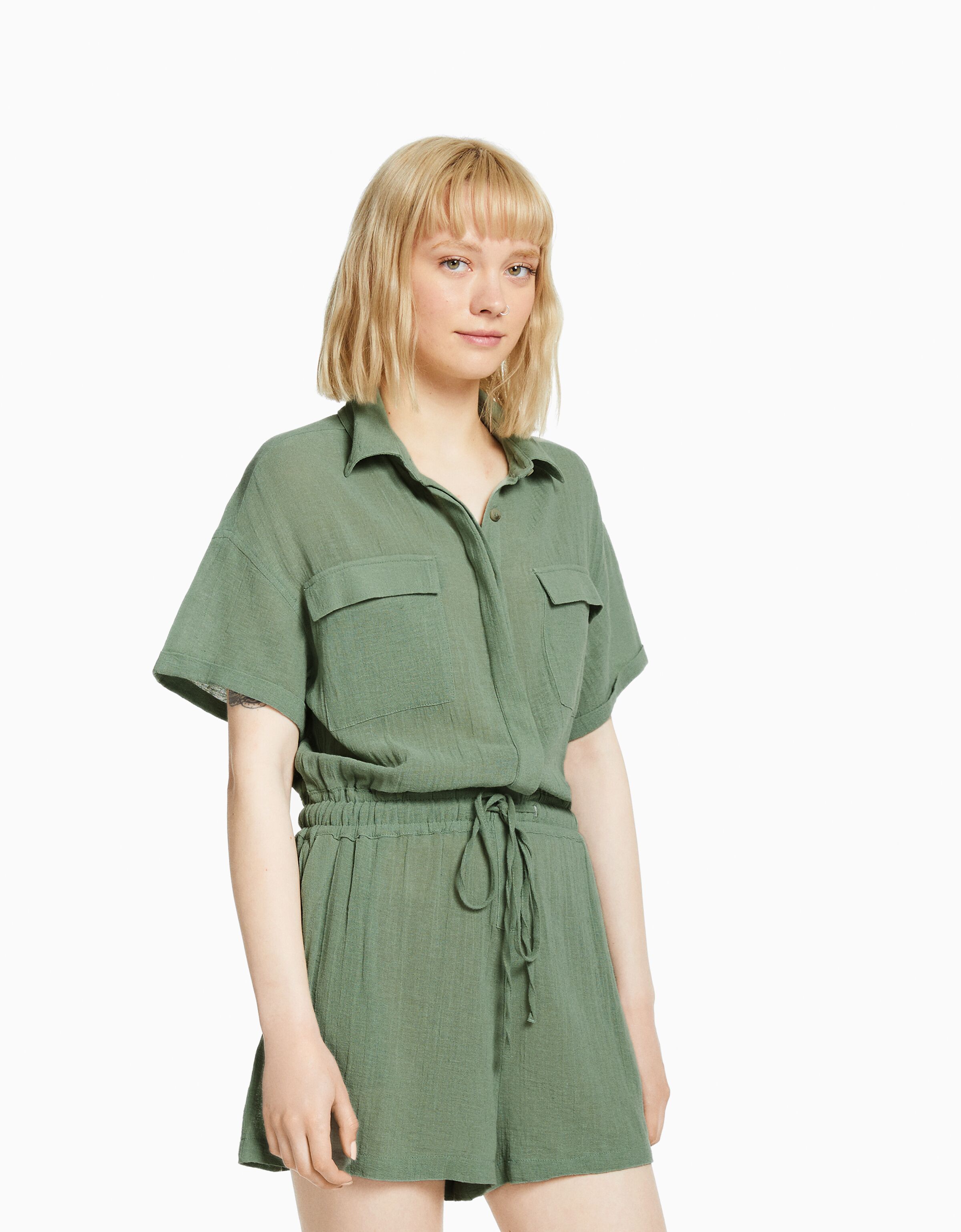 Monos outlet cortos bershka