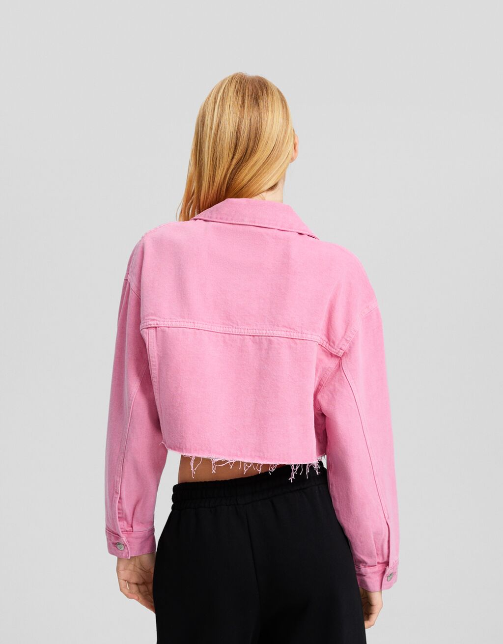 Forever 21 clearance pink denim jacket