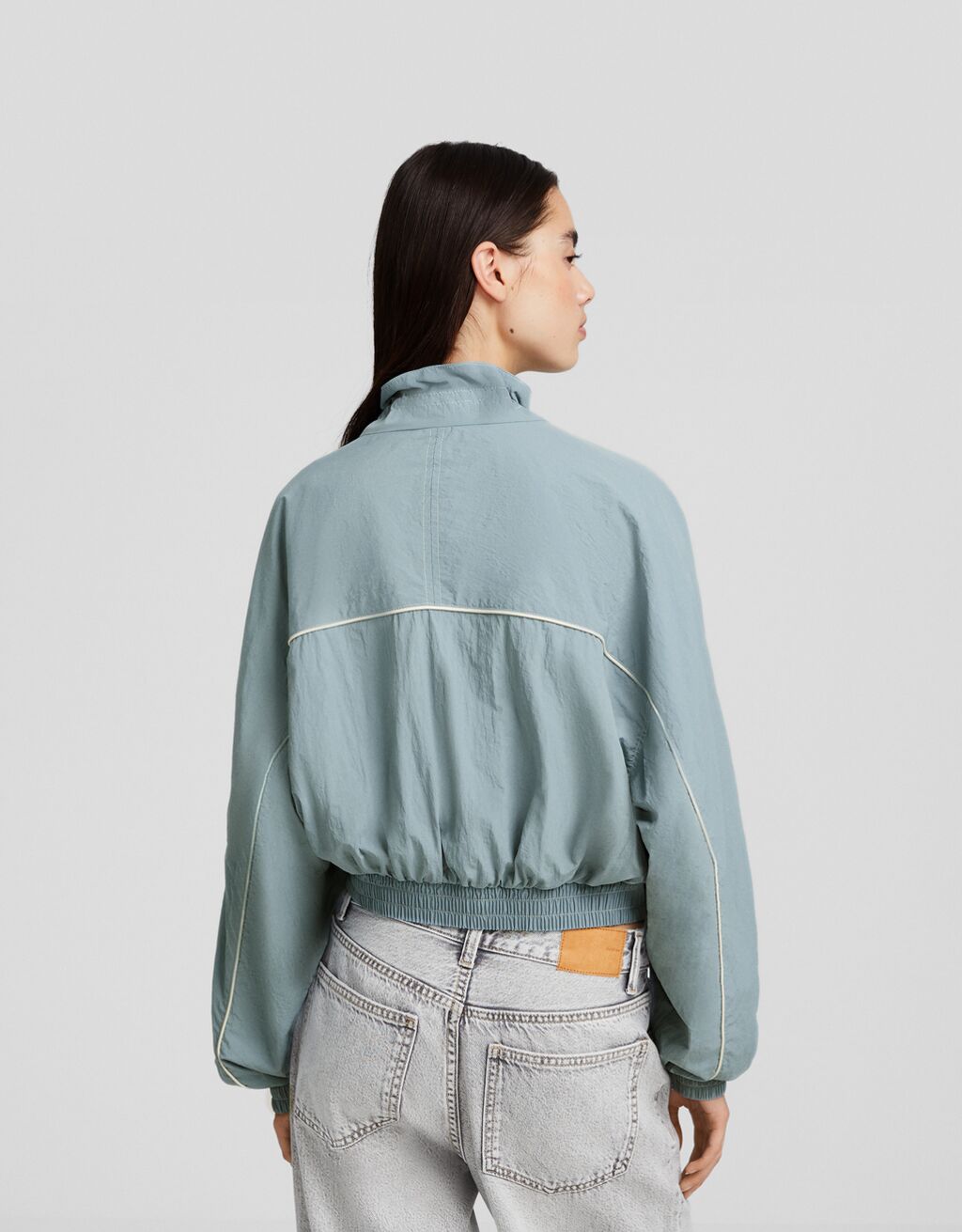 Bershka nylon outlet jacket