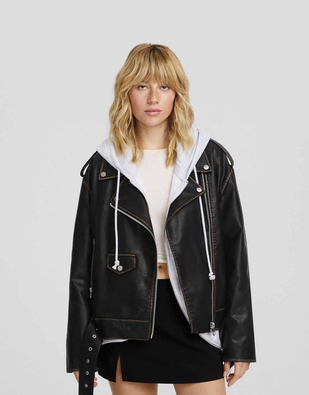 Veste de style hot sale motard