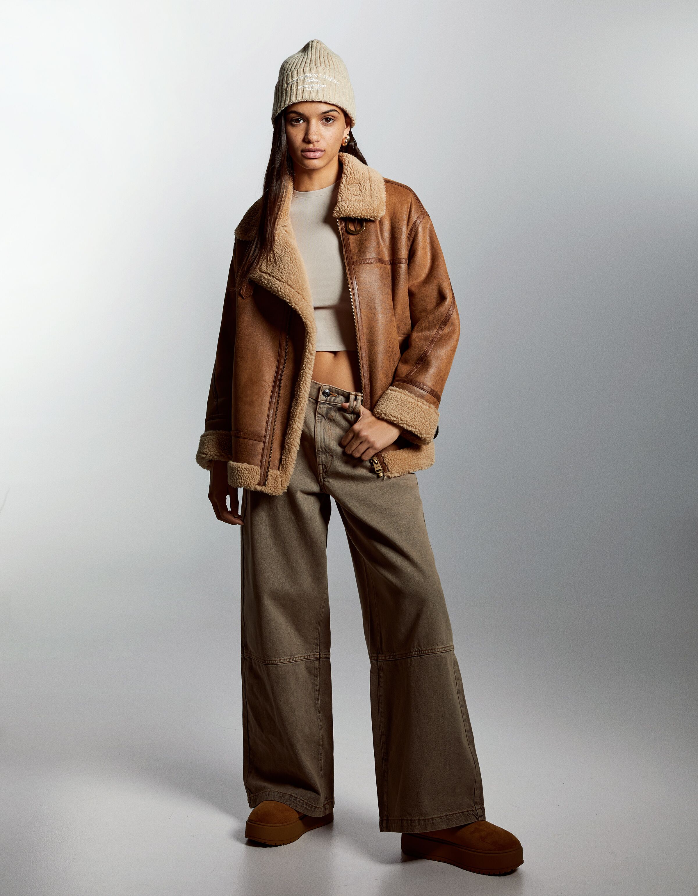 Vintage hotsell jacket bershka
