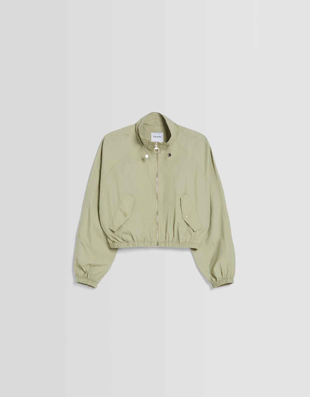 Bershka on sale green jacket