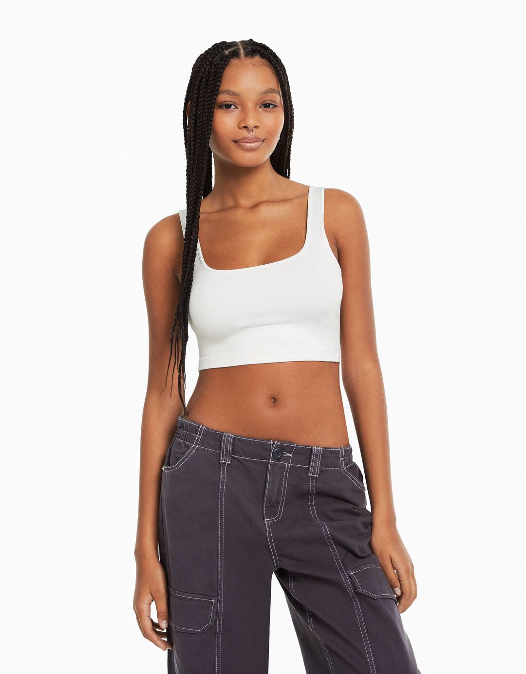 Top with wide straps