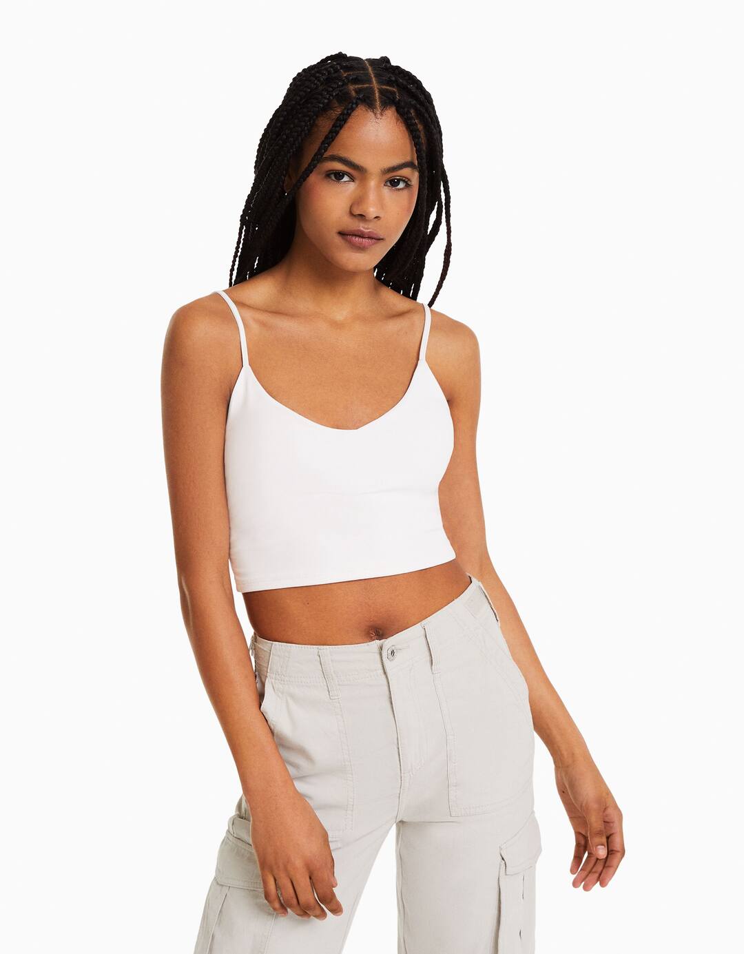 Strappy crop top