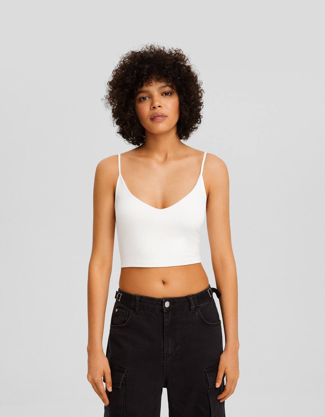 Strappy crop top