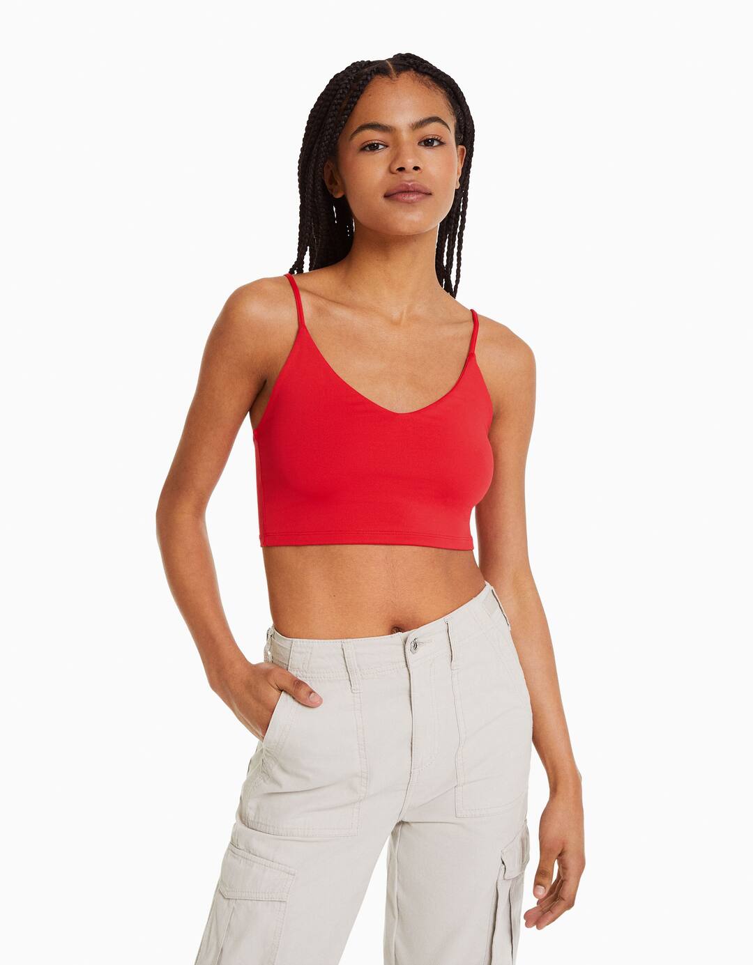 Strappy crop top