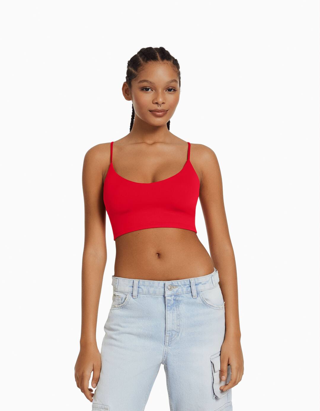 Strappy crop top