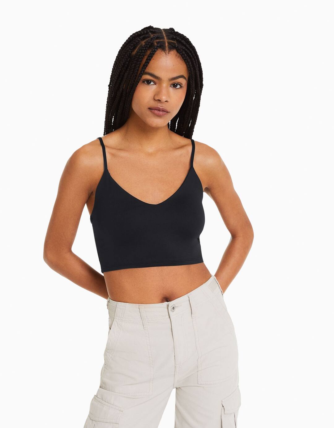Strappy crop top