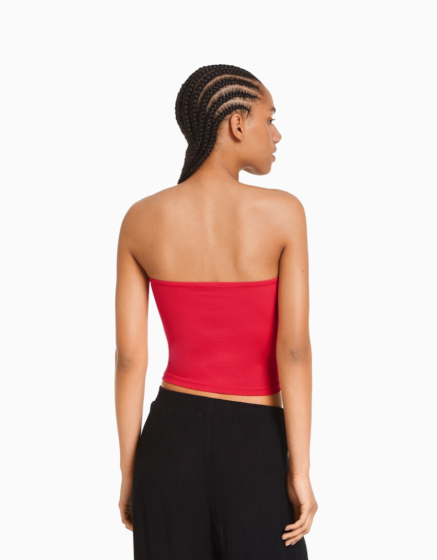 Bandeau top-Kırmızı-1