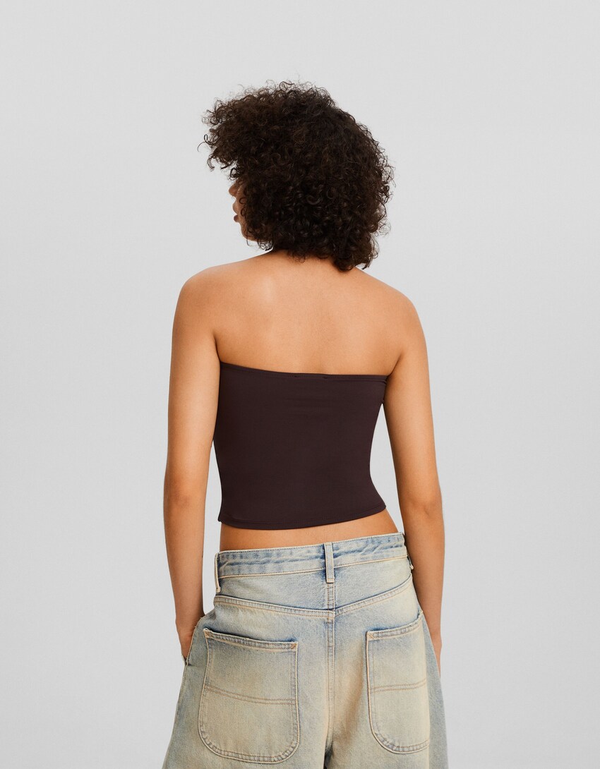 Bandeau top-Kahverengi-1
