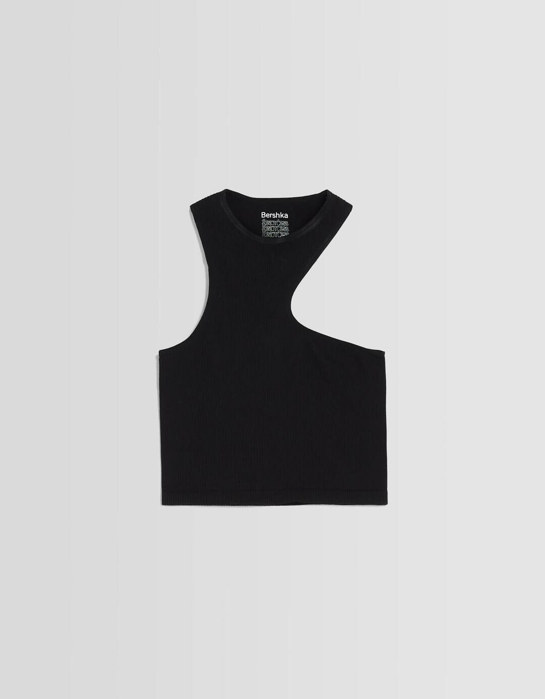 Asymmetric seamless top