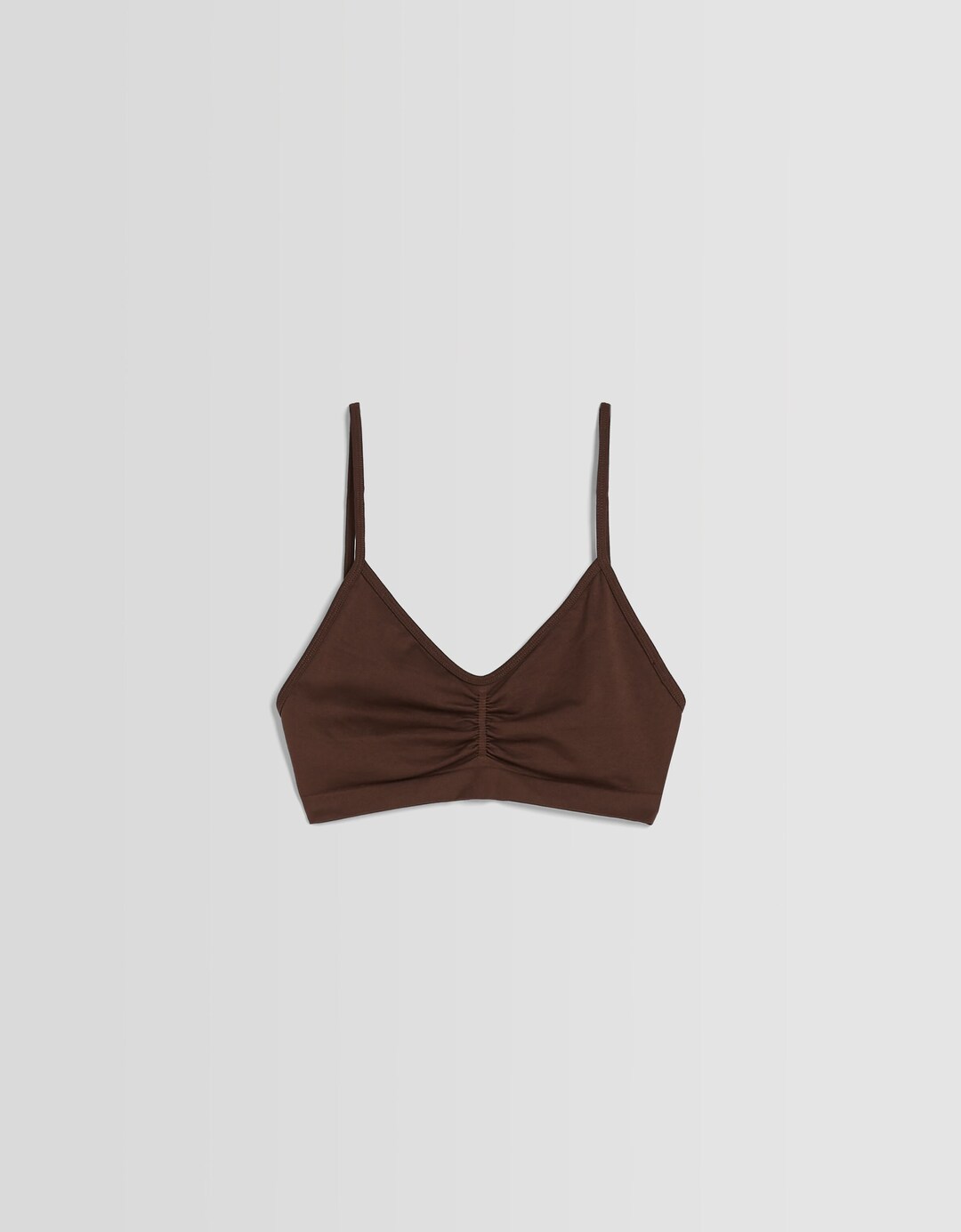 Top tirantes seamless frunce