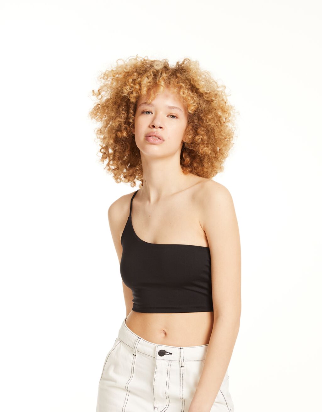 Spaghetti strap crop best sale top forever 21