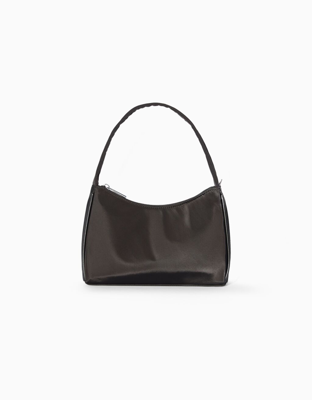 Black fabric best sale shoulder bag