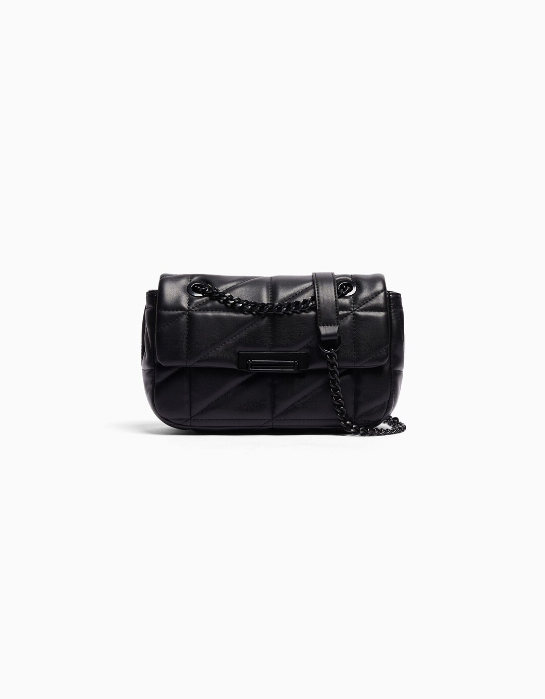 Bolso bandolera multiposición acolchado cadena
