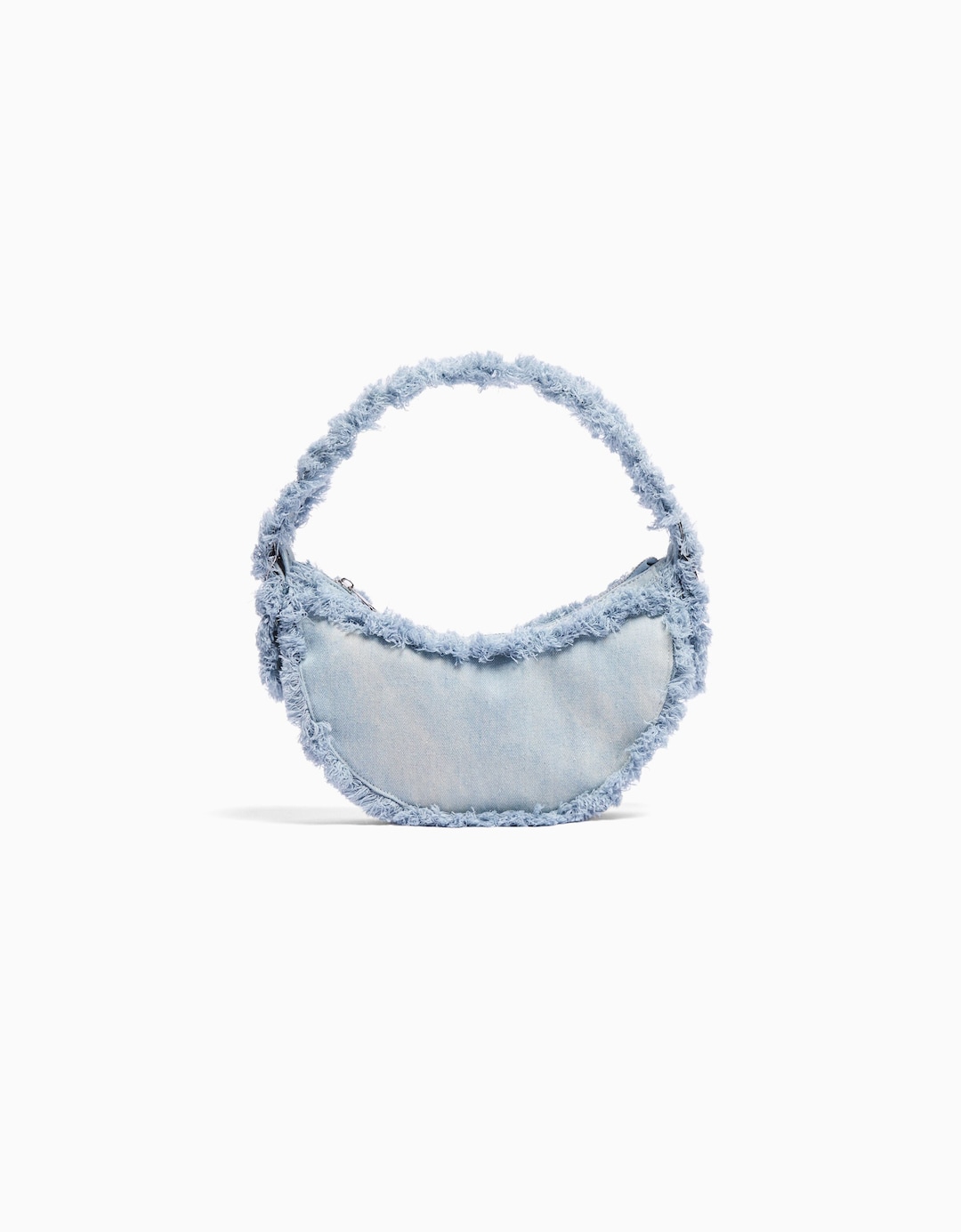 Bolso de hombro denim flecos