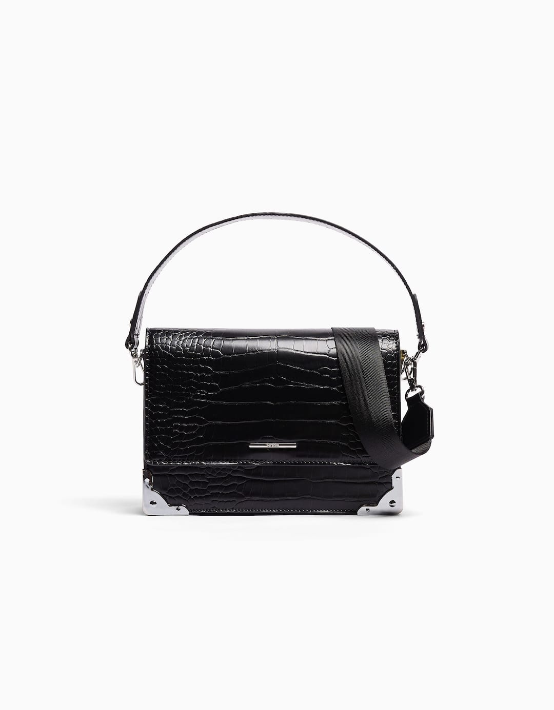 Textured crossbody minaudière