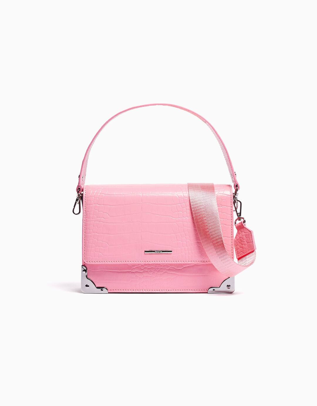 Textured crossbody minaudière